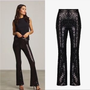 NEW commando sequin flare legging black high waisted size medium MSRP $2…